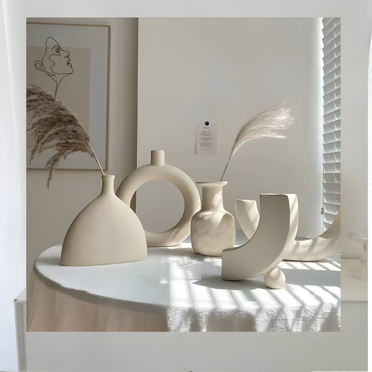 ClayHaven Vase - Modern Keramisk Blomvas