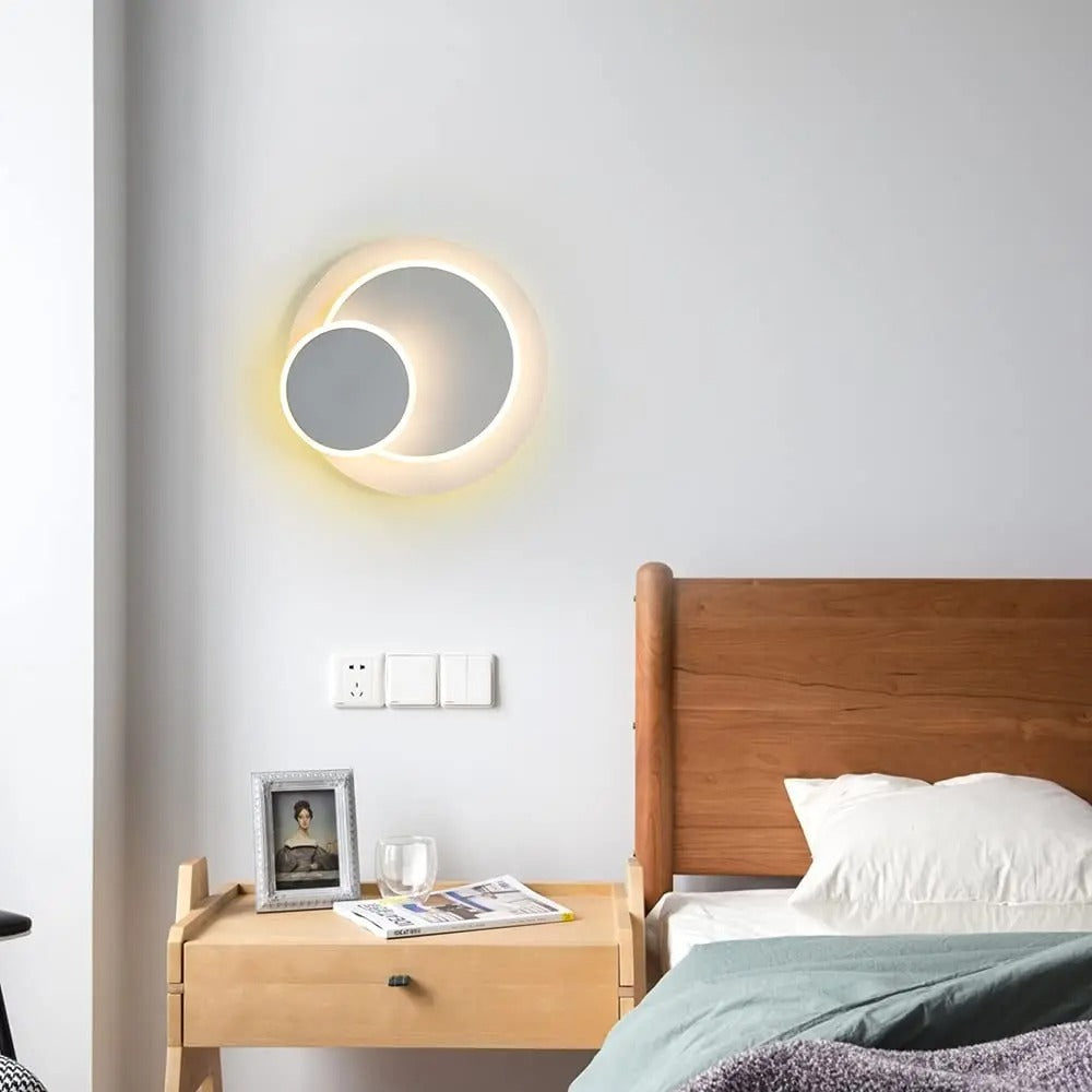 LED-vägglampa i modern design – 3-i-1 dekorationslampa & vridbar | Inredningsbelysning
