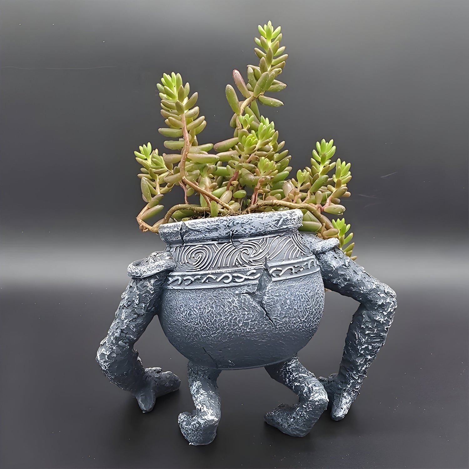 TerraKnight Pot - Trädgårdsrand Dekorativ Blomkruka