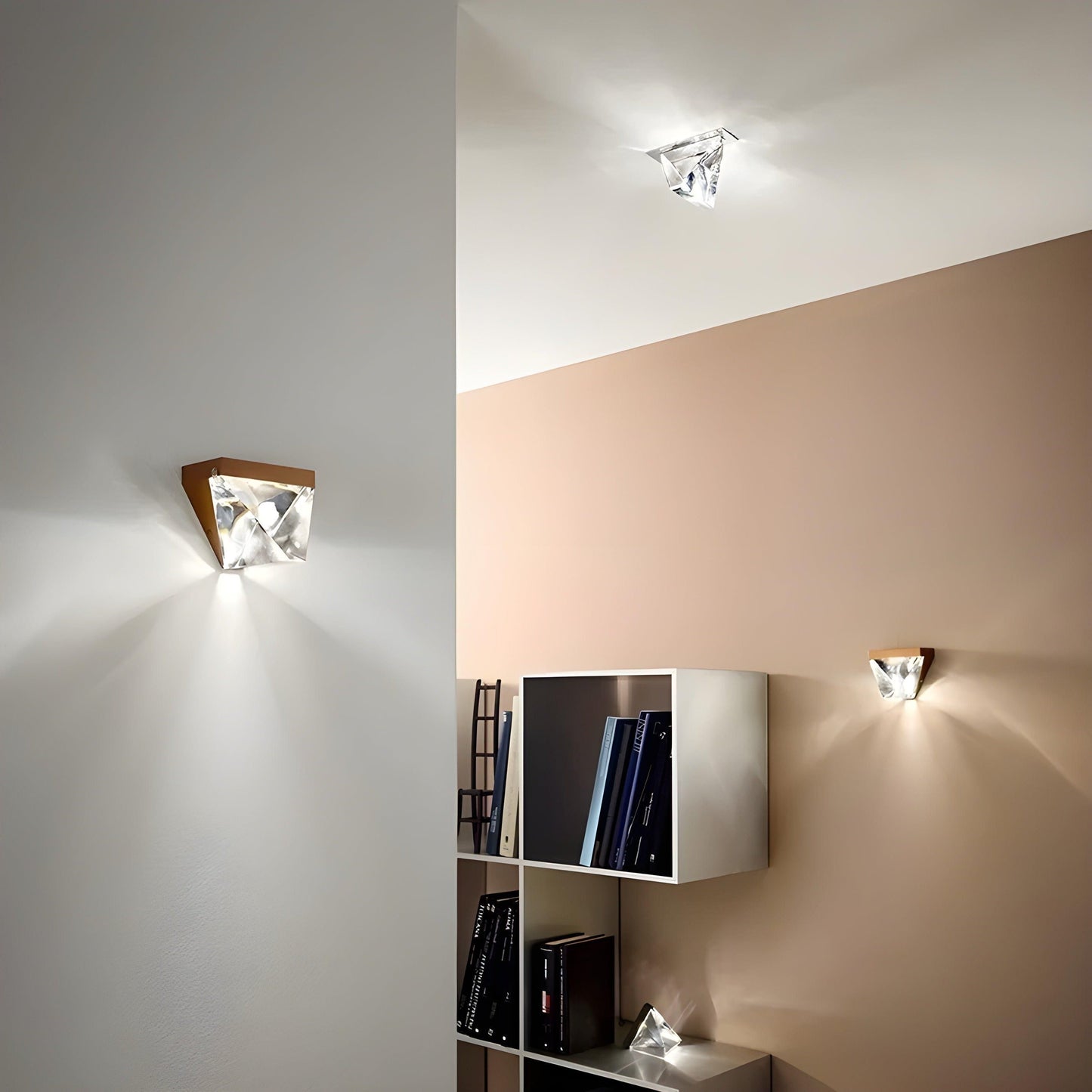 LumiCrystal Light - Minimalistisk kristall-LED-korridor-taklampor