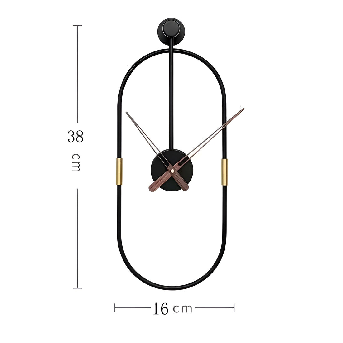 ArtTick Klocka - Minimalistisk Metallväggklocka