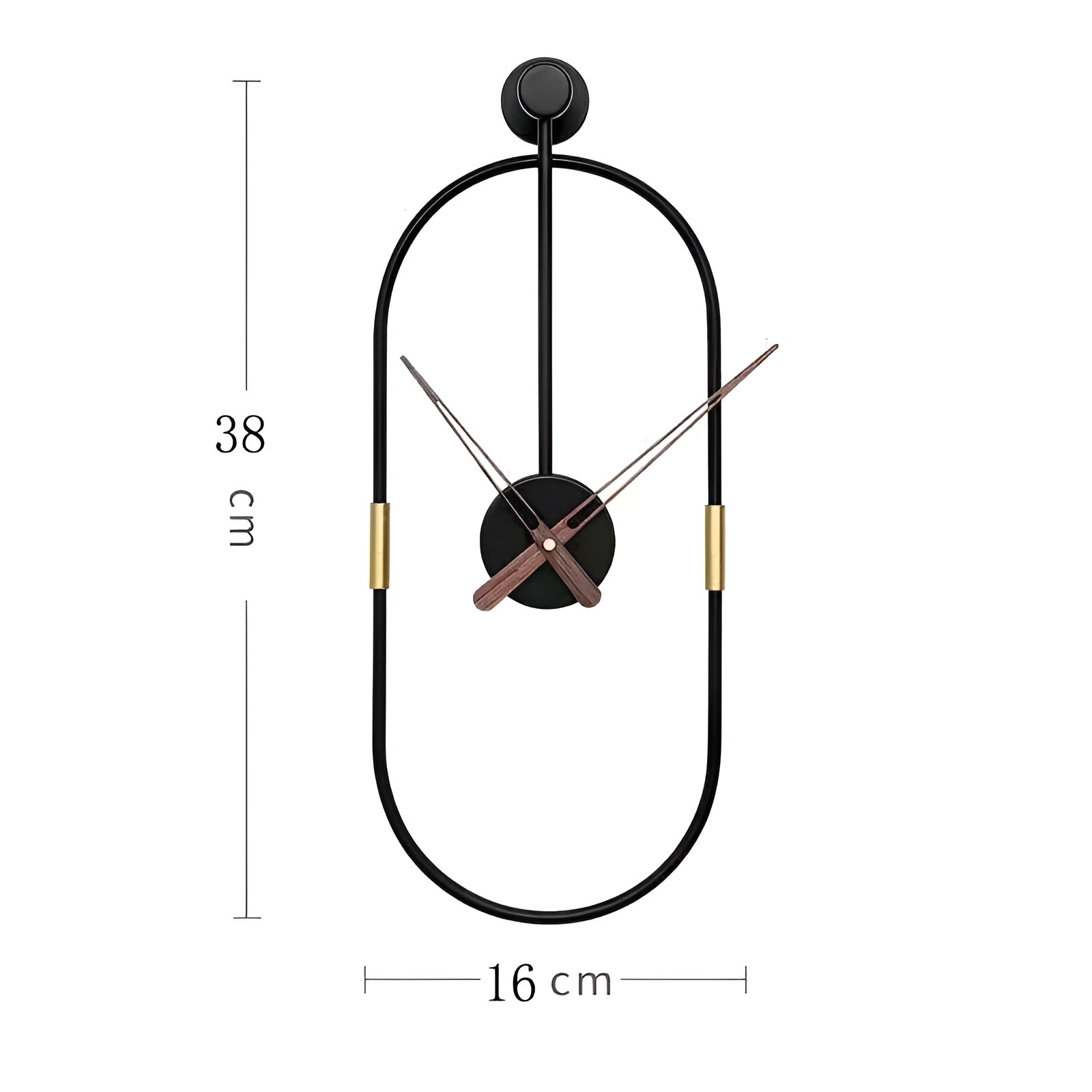 ArtTick Klocka - Minimalistisk Metallväggklocka