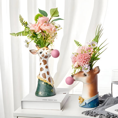 Animal dekorativ vas – Kreativ design med bubbelutseende