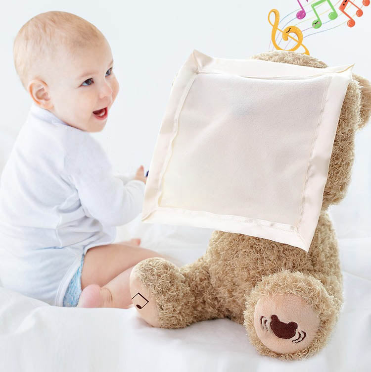 Peek-A-Boo-Teddy - Interaktiv Plysdjur