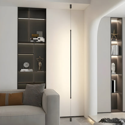 Slim LED golvlampa – Minimalistisk design för en mysig boendestämning