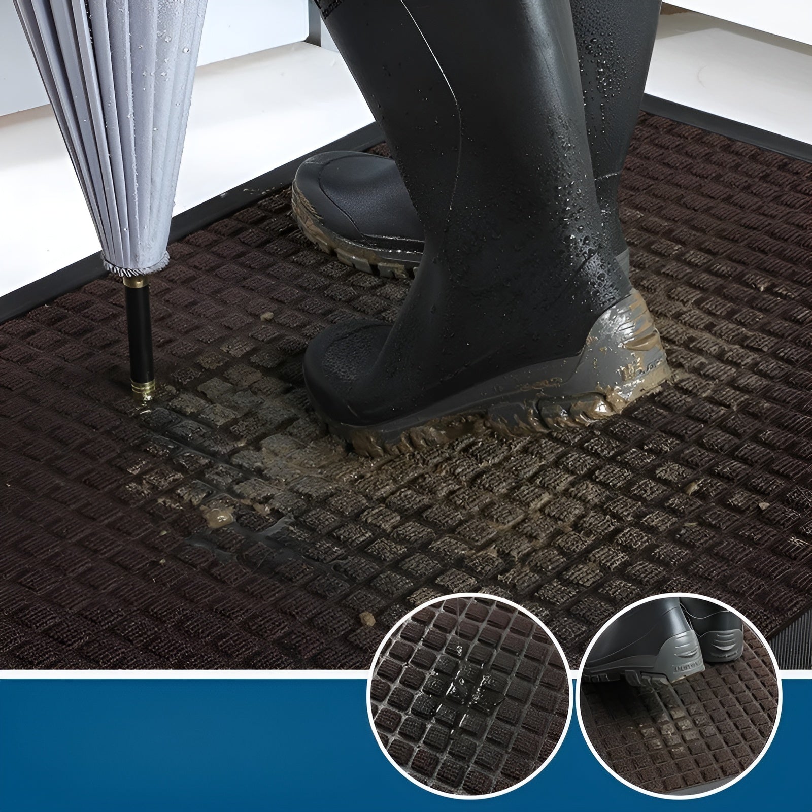 Stilren Dörrmatta - Högkvalitativ Smutsfångare för Inomhus och Utomhus