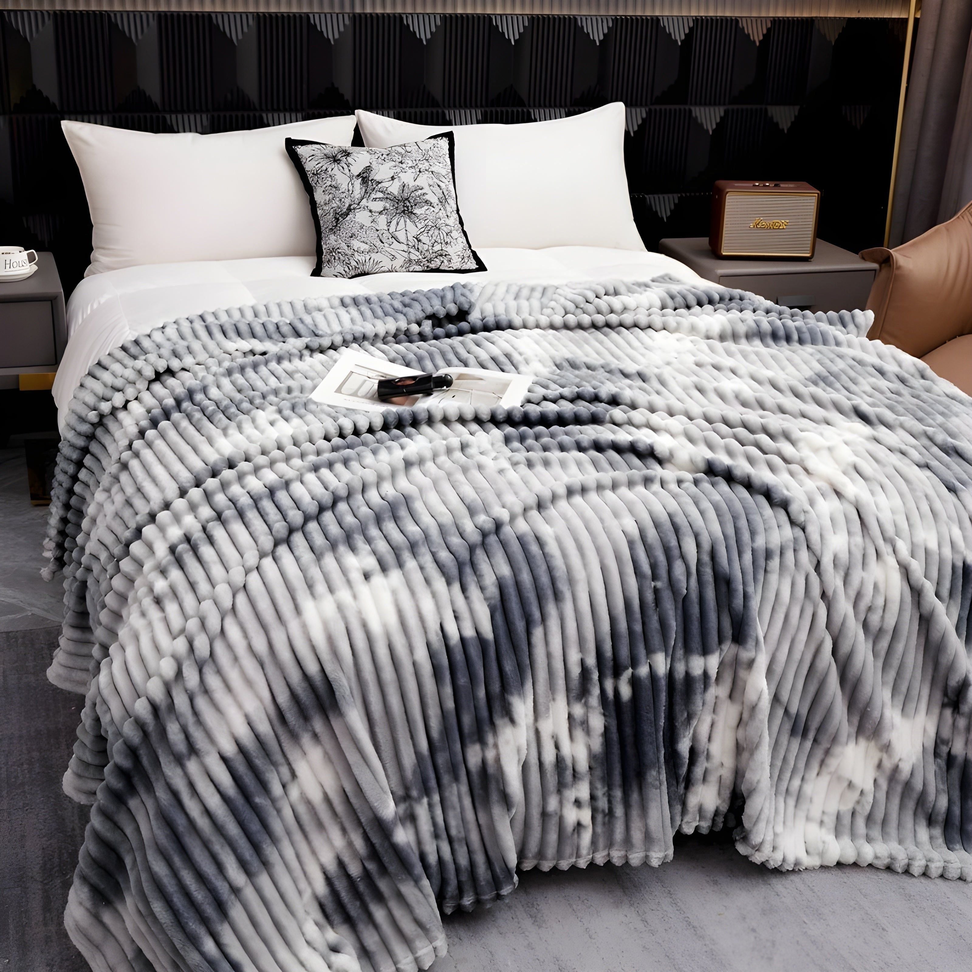 FlannelDream Blanket - Tie Dye Flanell Fleece-Blanket