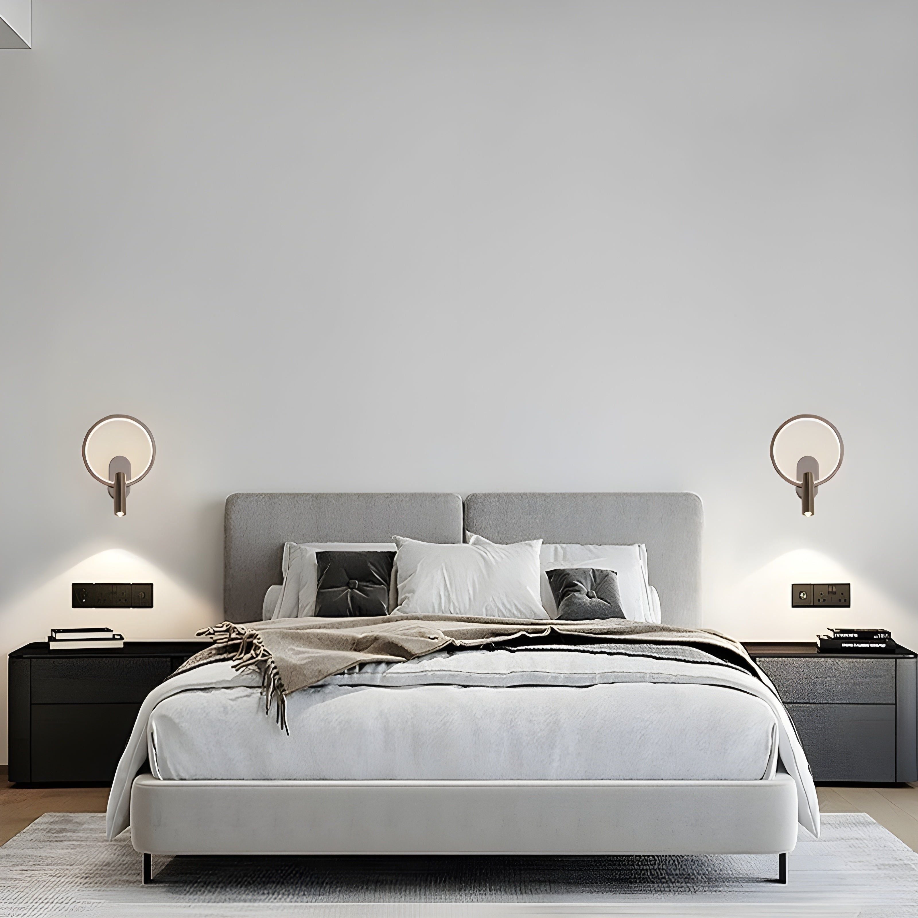 SpotGlow Lampa - Minimalistisk Metall Design Vägglampa