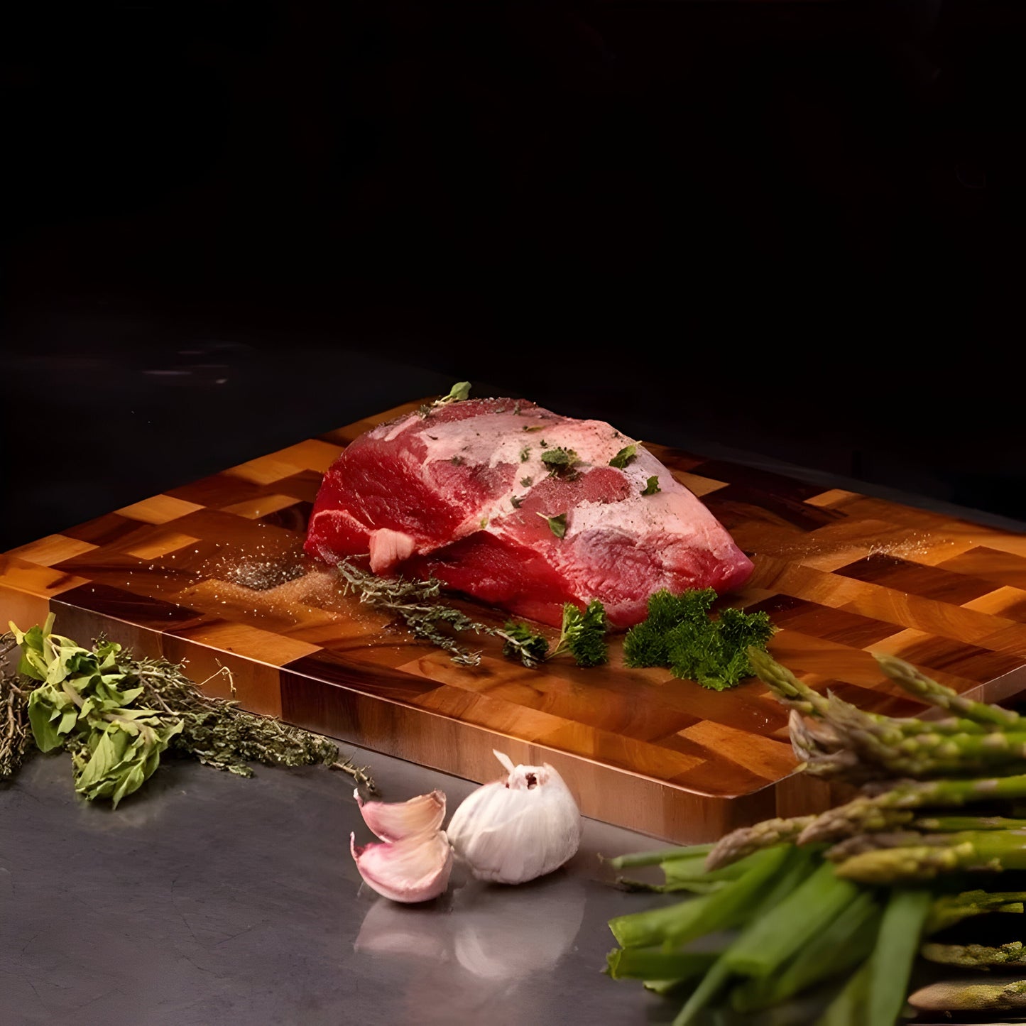 ChefHaven Board – Akazienträ Schärbräde med dubbel sida yta