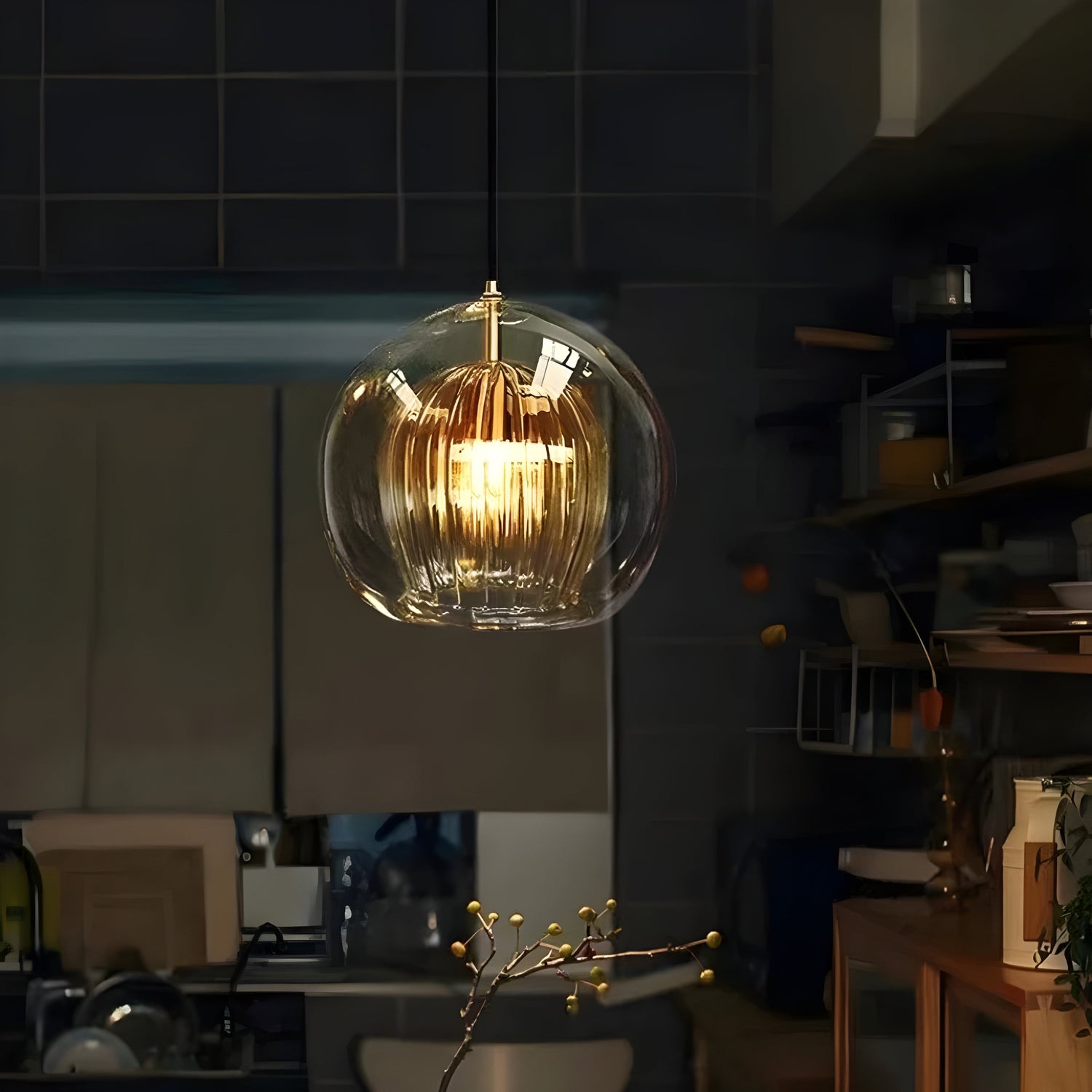 FrostedGlow Light – Modern Glaspendellampa