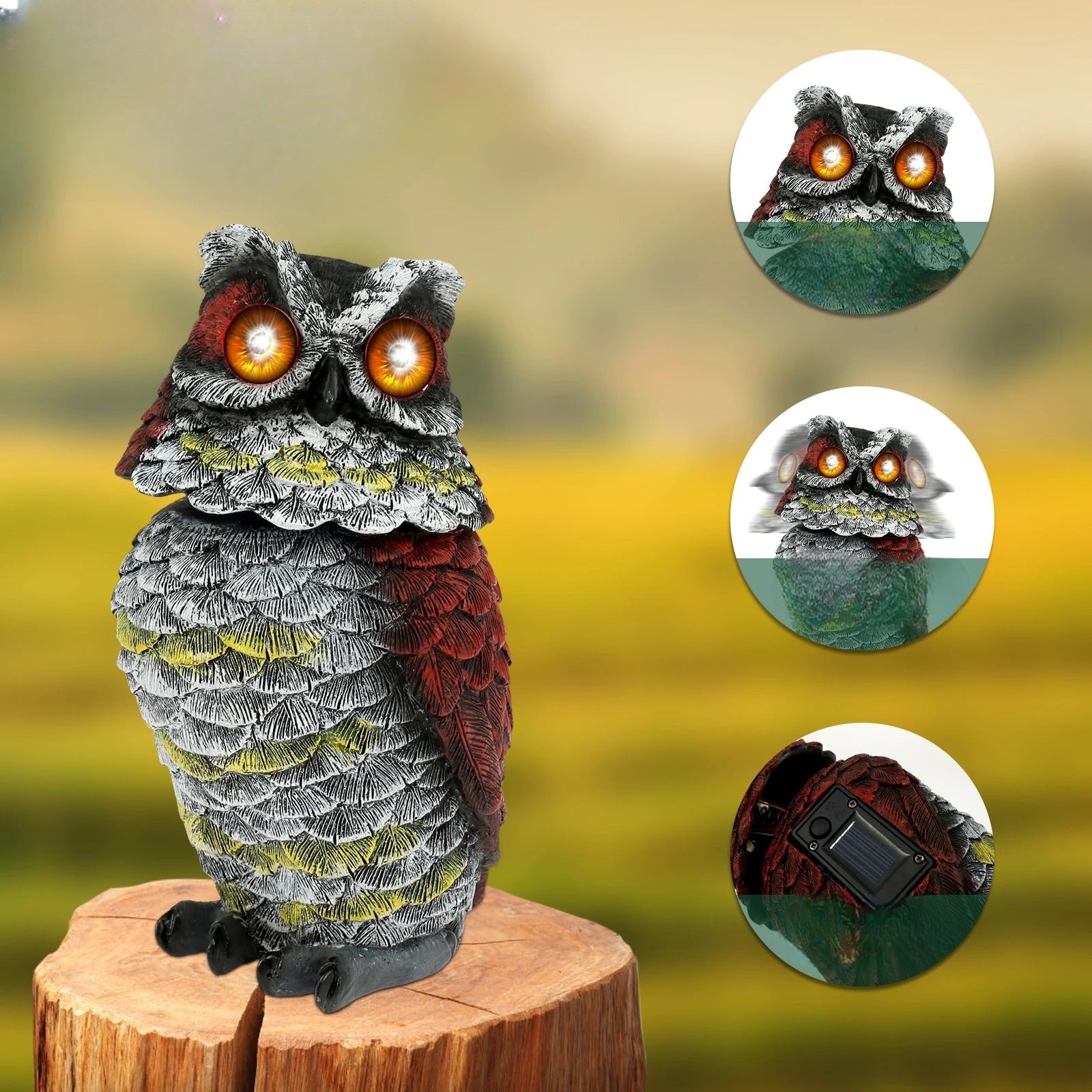 NightGlare Staty - Solkraftad ugglestaty