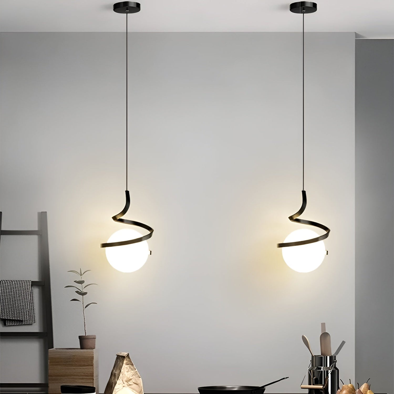 ShineSphere Ljus - Nordisk LED Pendellampa för Taket