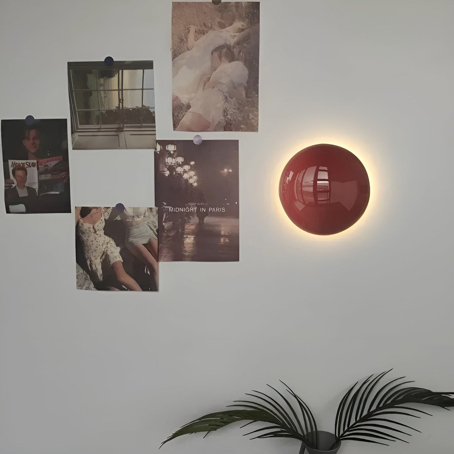 GlowCircle Light - Nordisk Rund Metall Vägglampa