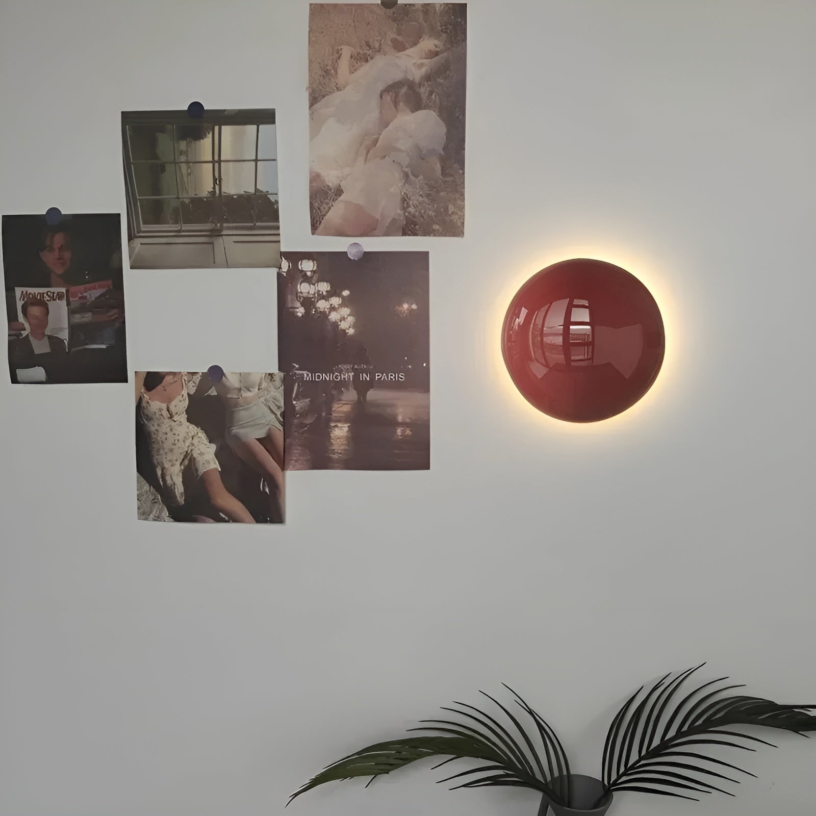 GlowCircle Light - Nordisk Rund Metall Vägglampa