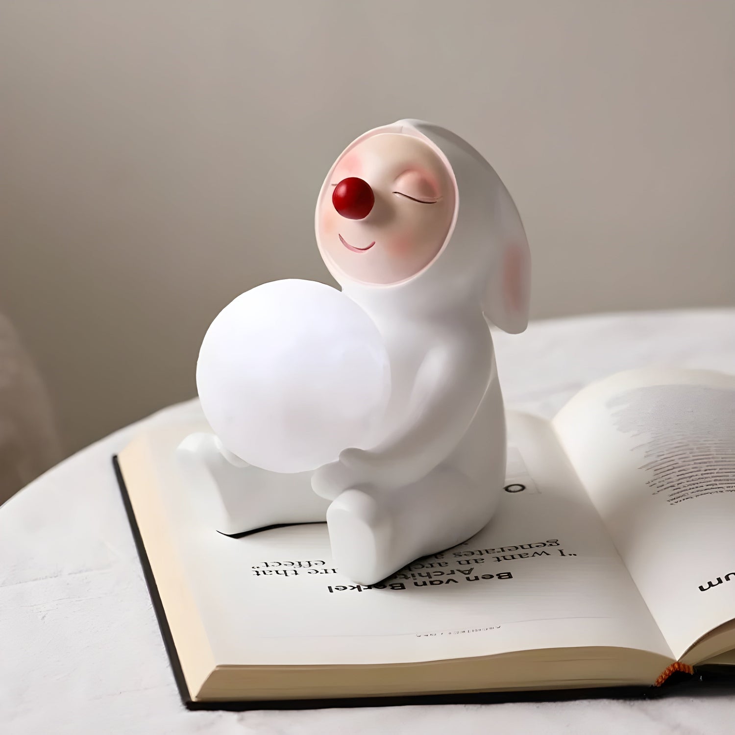 GlowRabbit Lampa – Förtrollande USB-bordslampa med uppladdning