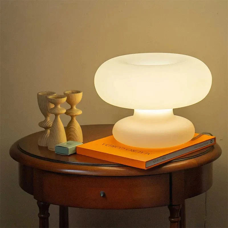 Maki Svamplampa - Vit Bordslampa