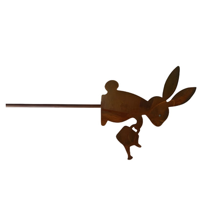 SpringBunny Skylt - Metall Påskhare Trädgårdsstake