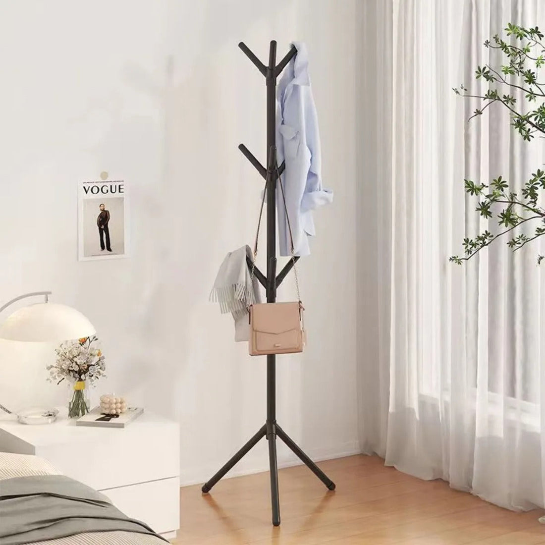 LeafRise Rack – Vertikal klädhängare i grenform