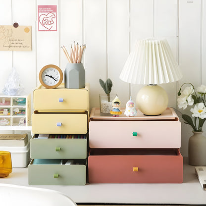 StackNest Box – Färgade Stapelbara Förvaringslådor