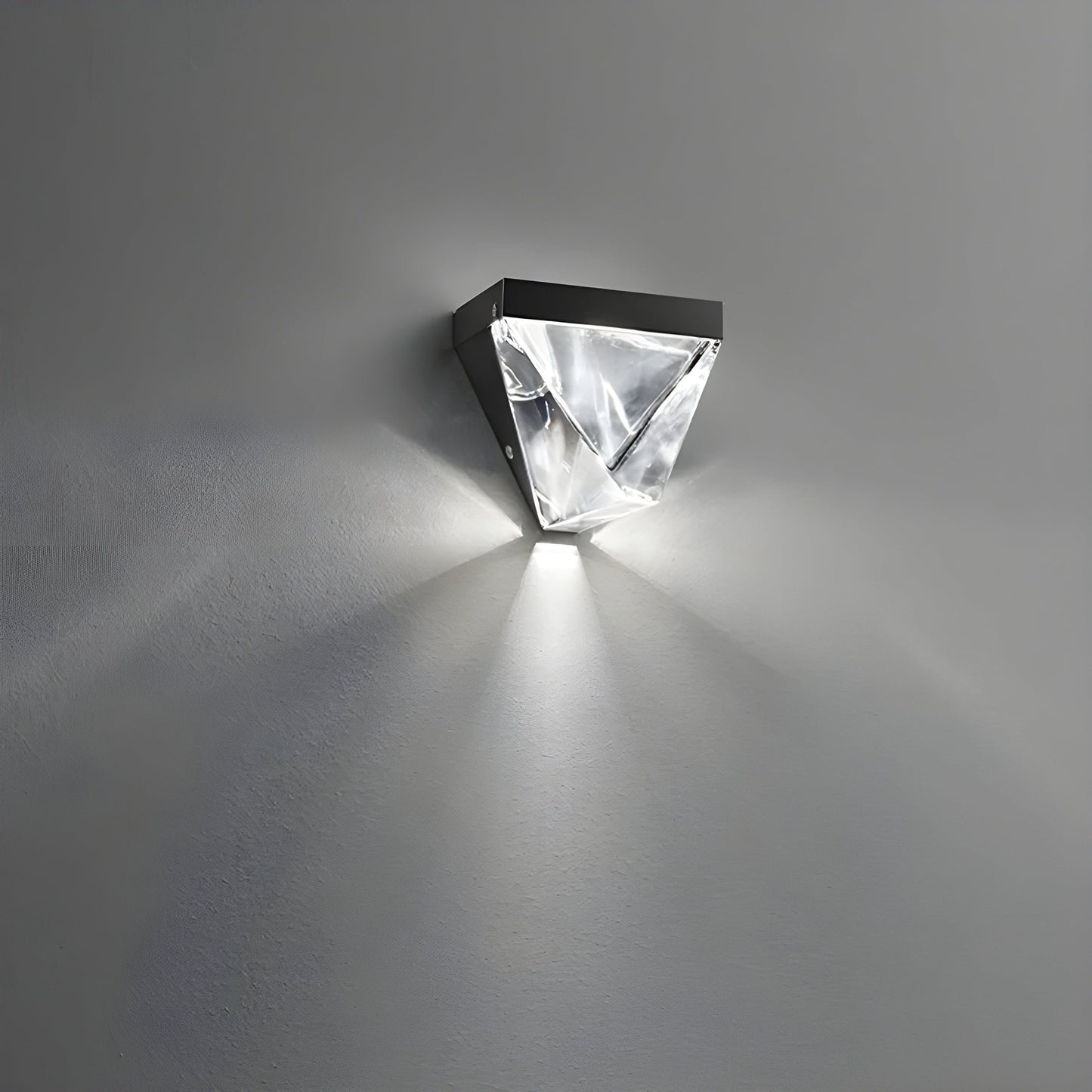 LumiCrystal Light - Minimalistisk kristall-LED-korridor-taklampor