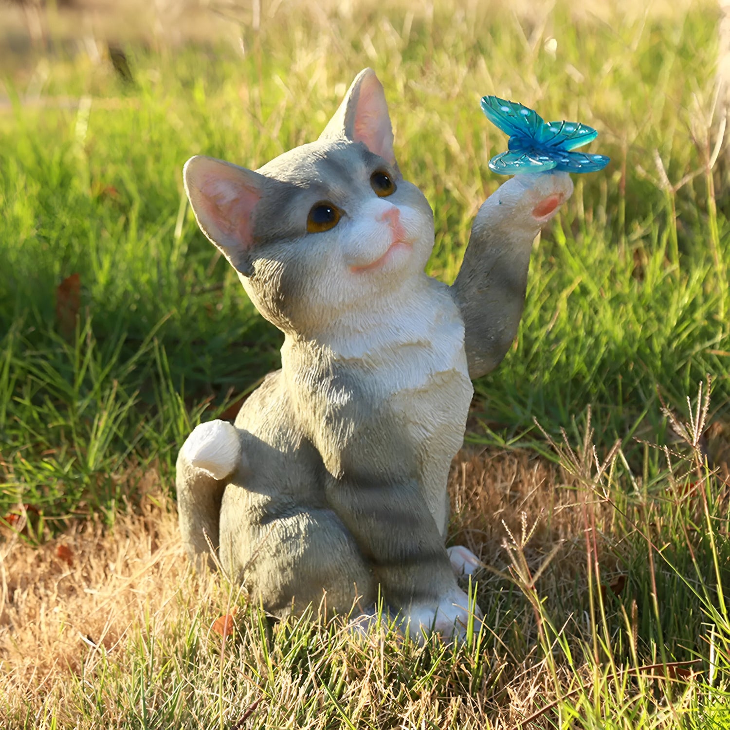 SolarPaws Ljus - Dekorativ Kattsolar LED Figur Figurine Ljus