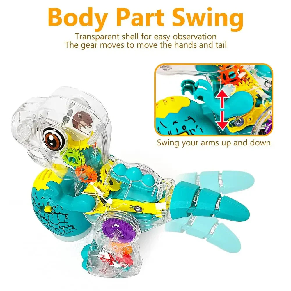 Glödande Dino Äventyrsleksak