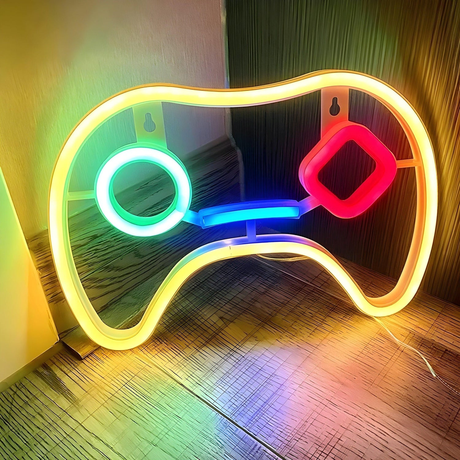 NeonGamer Lampa - Dekorativ USB-driven LED neon väggskylt