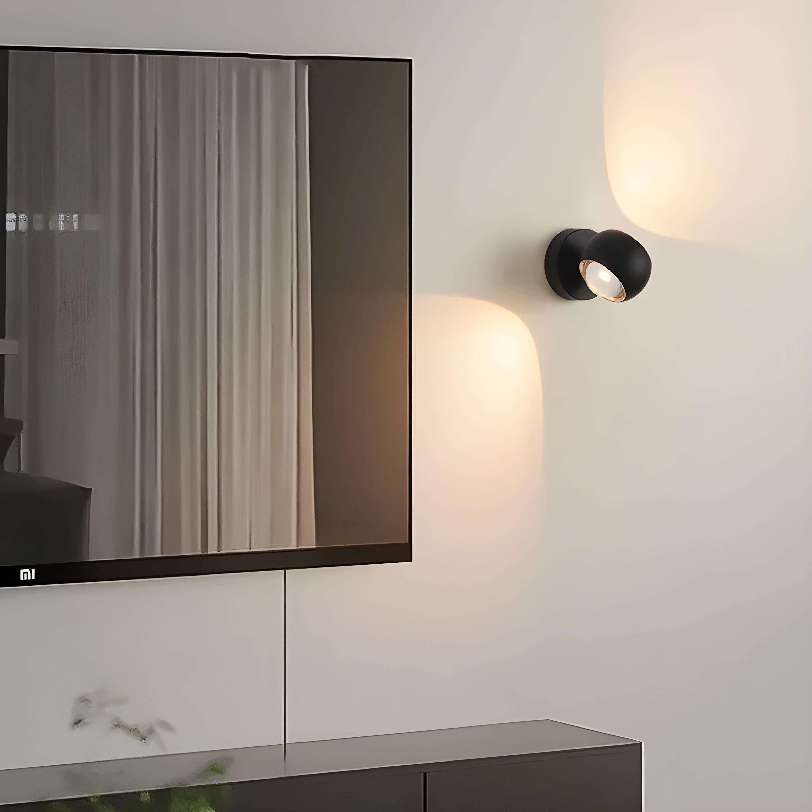 Svängbar inner vägglampa – Modern design för stiliga bostadsutrymmen