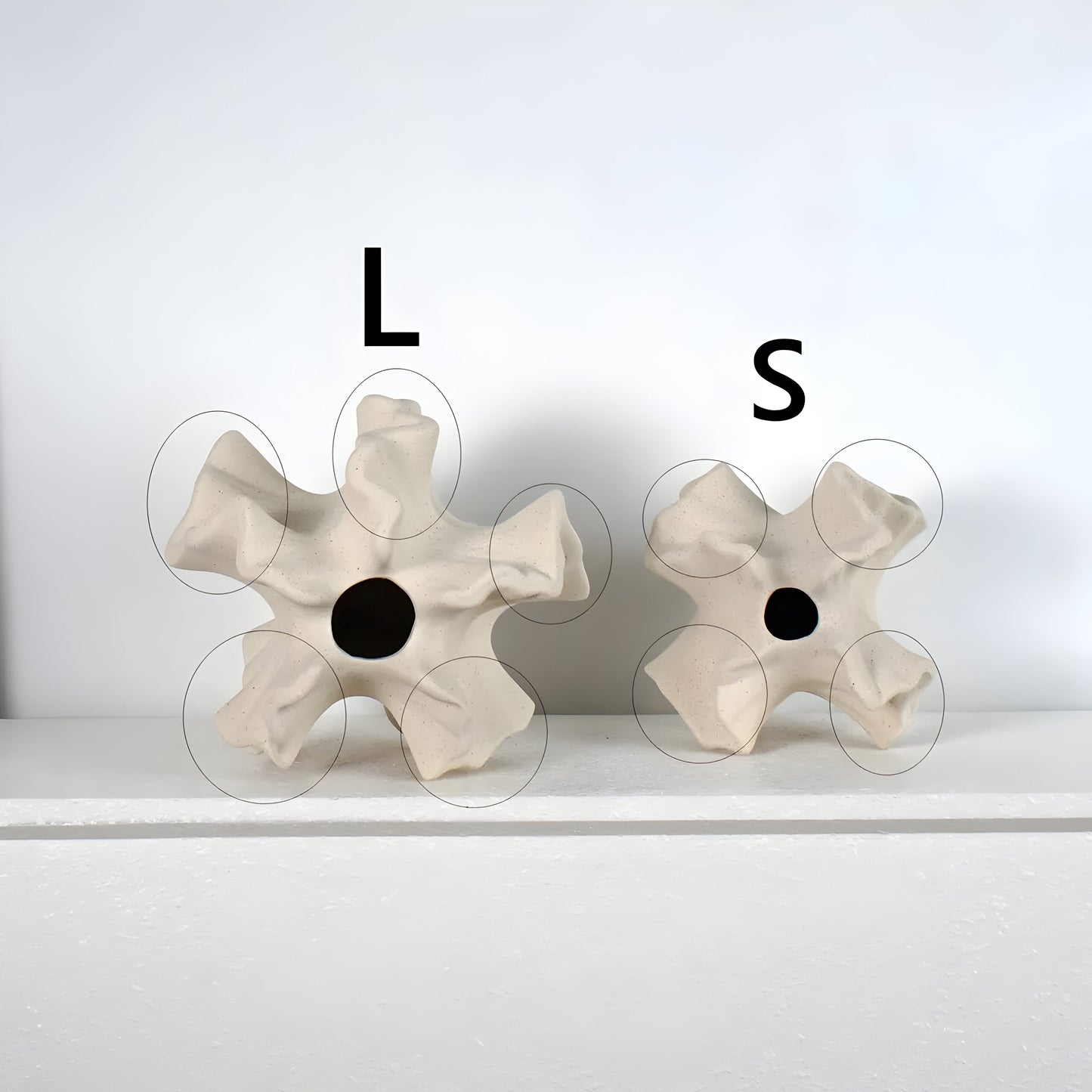 CeramiCoral Vas - Nordisk Keramikk Korallblomvas