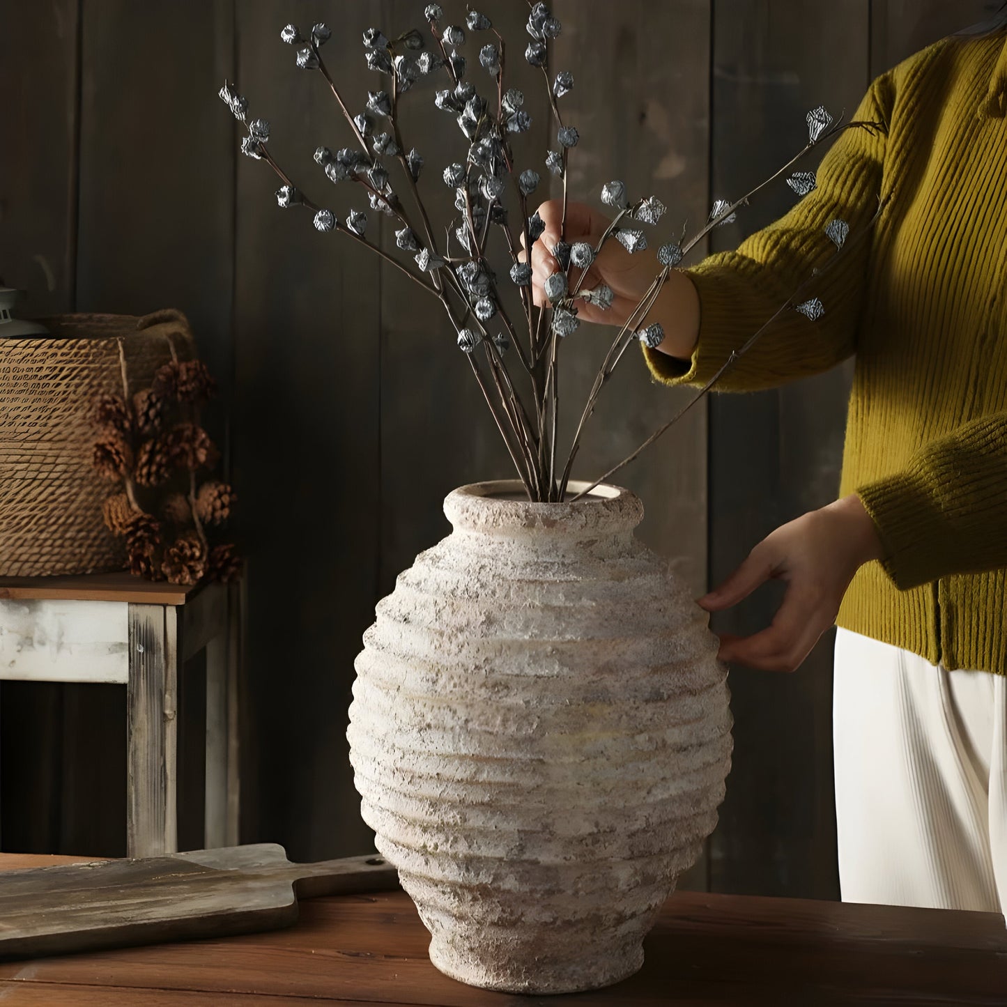 TimelessClay Vaser - Retro Handgjord Keramik Vaser