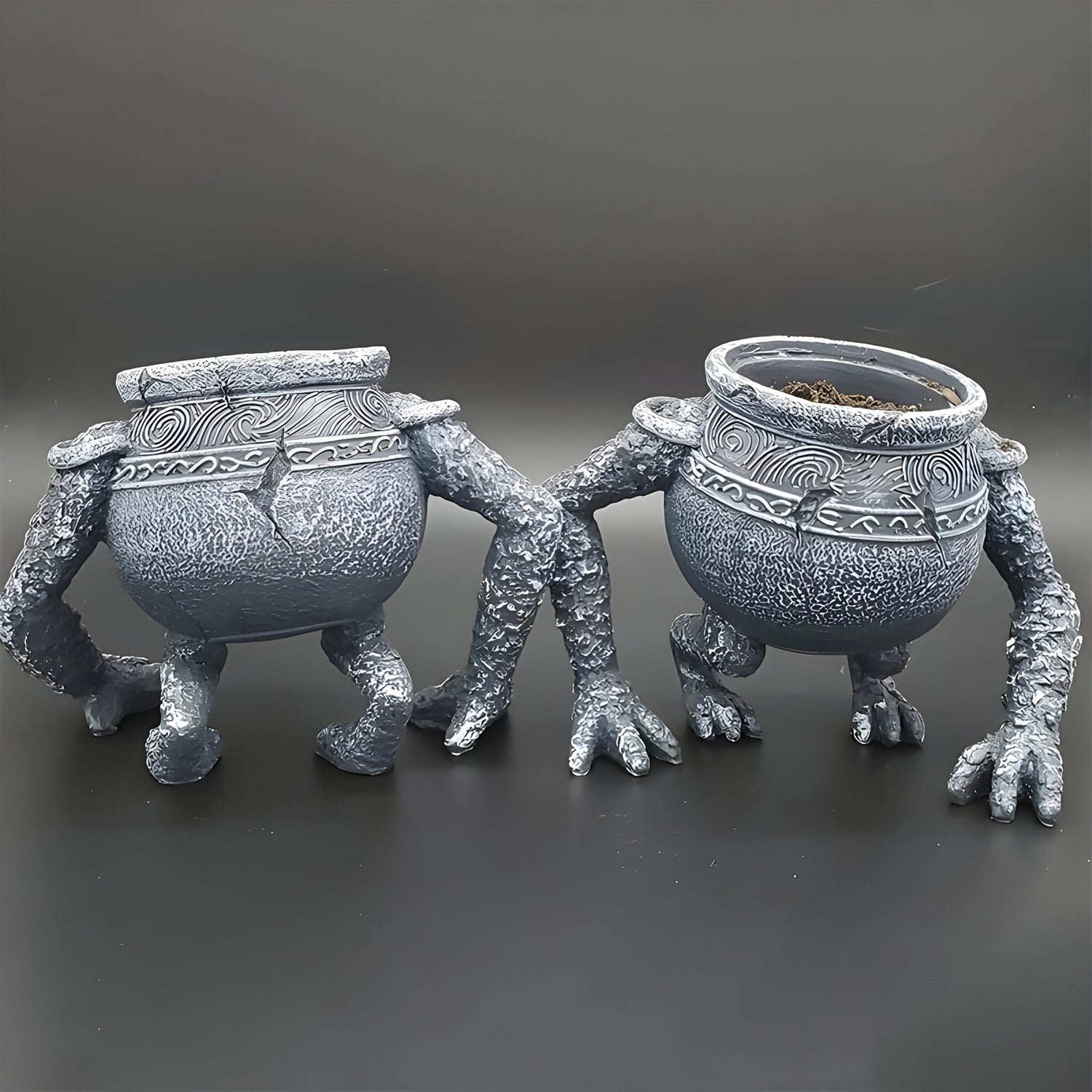 TerraKnight Pot - Trädgårdsrand Dekorativ Blomkruka