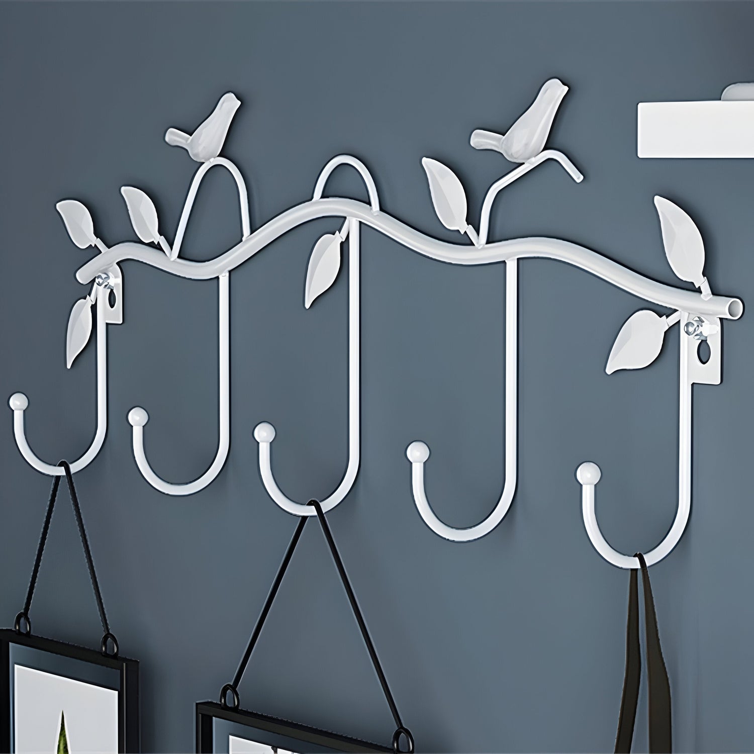 FlockFixture Hook – Multifunktionell Metall Fågel Väggkrok