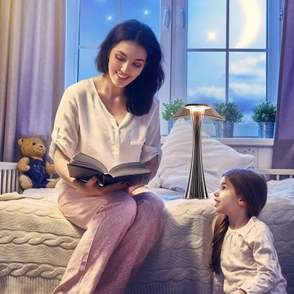 Carvallo - LED Bordslampa i Kristall med Atmosfärsprojektion