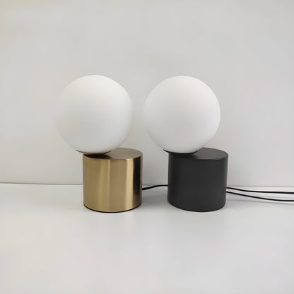 GlowSphere Light – Modern Glasboll Bordslampa