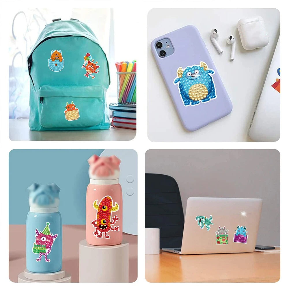 Funklande Diamant Mosaik Kit – Kreativ Pyssel Roligt