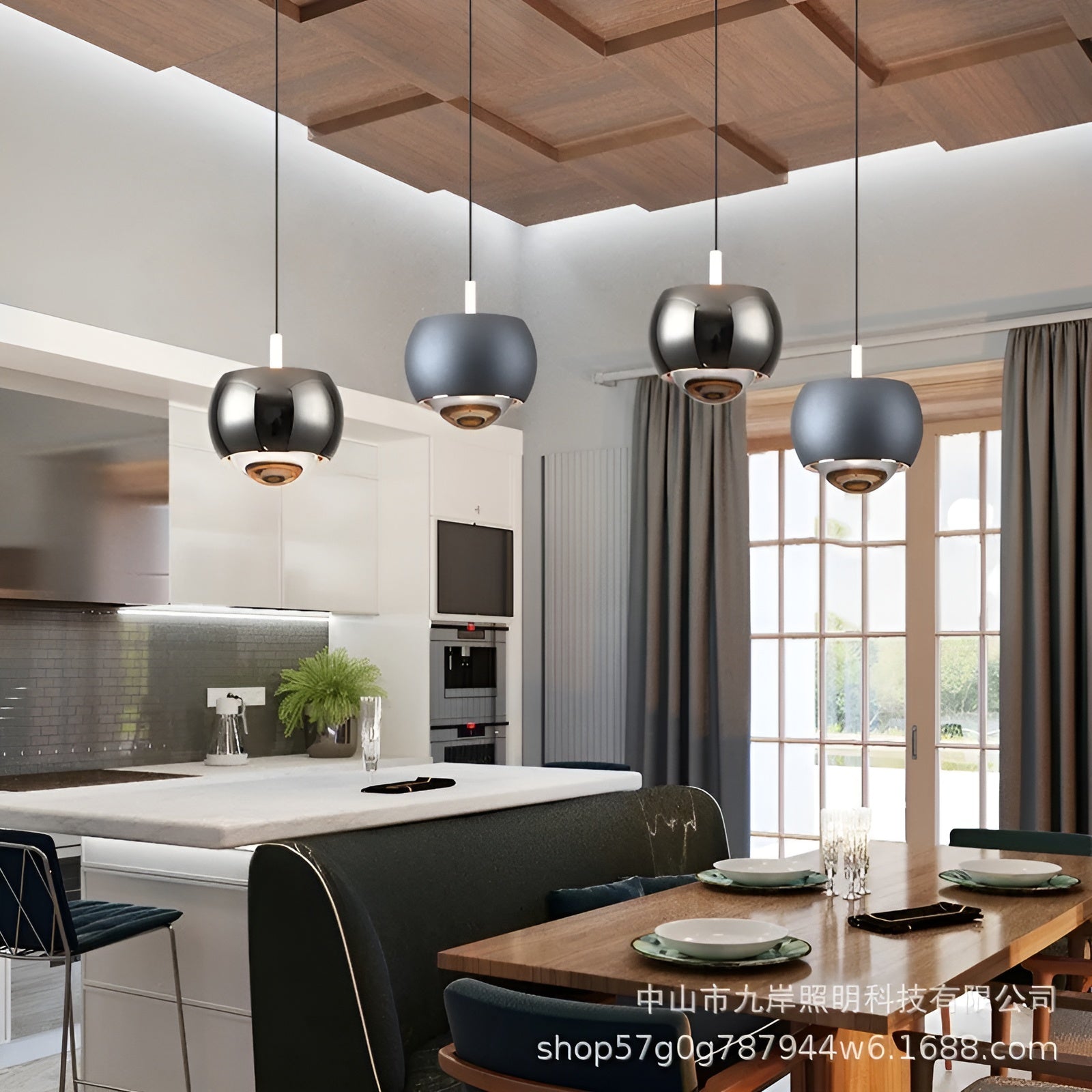 OrbitGlow Lampa - Modern LED Pendellampa