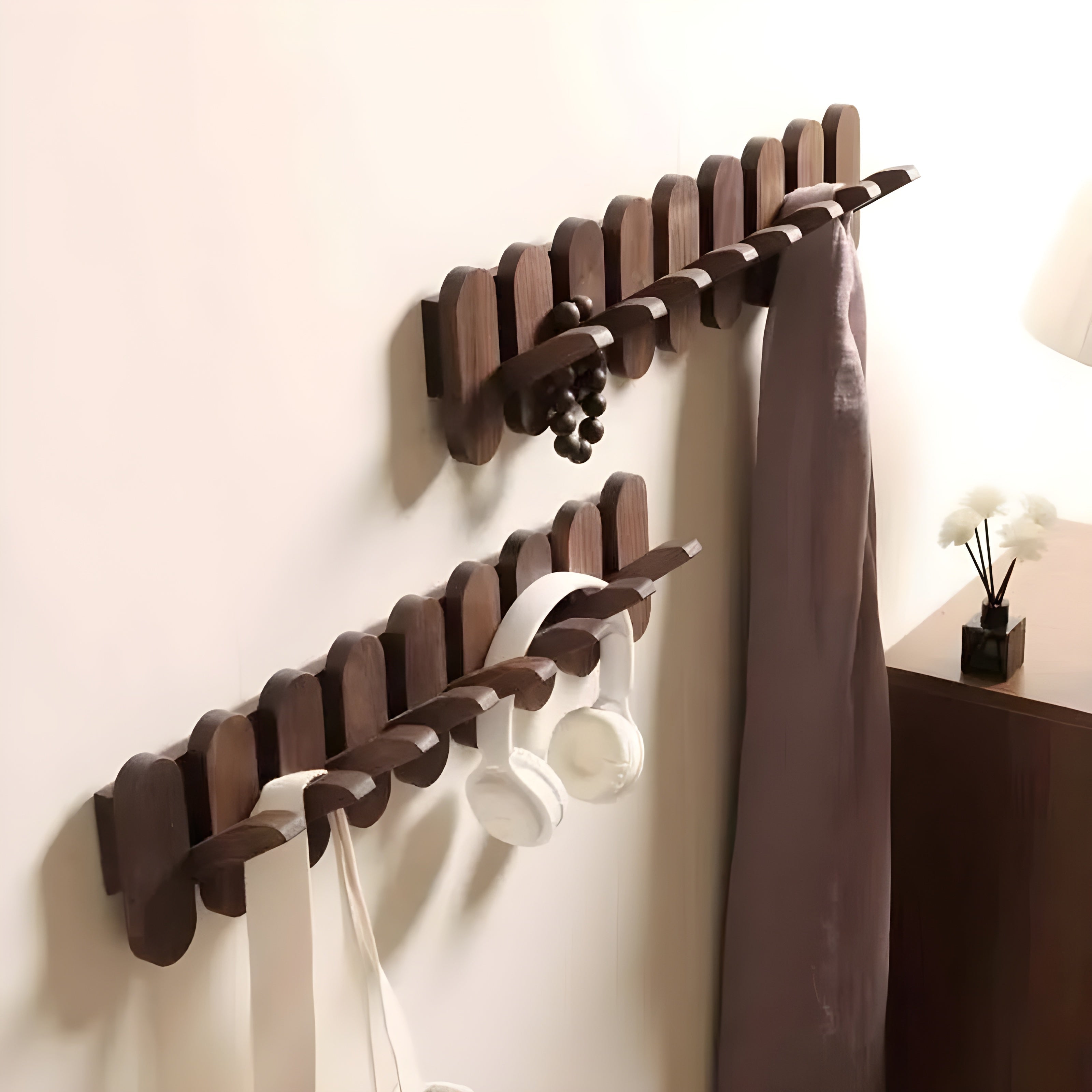 OakLine Rack – Lyxig Vägghylla av Trä