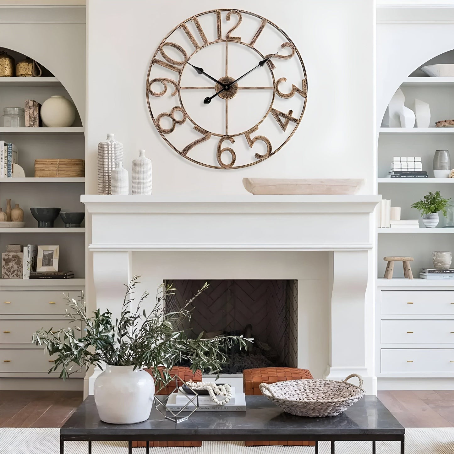 RetroTime – Stilig retro digital väggklocka med stor och lättläst display