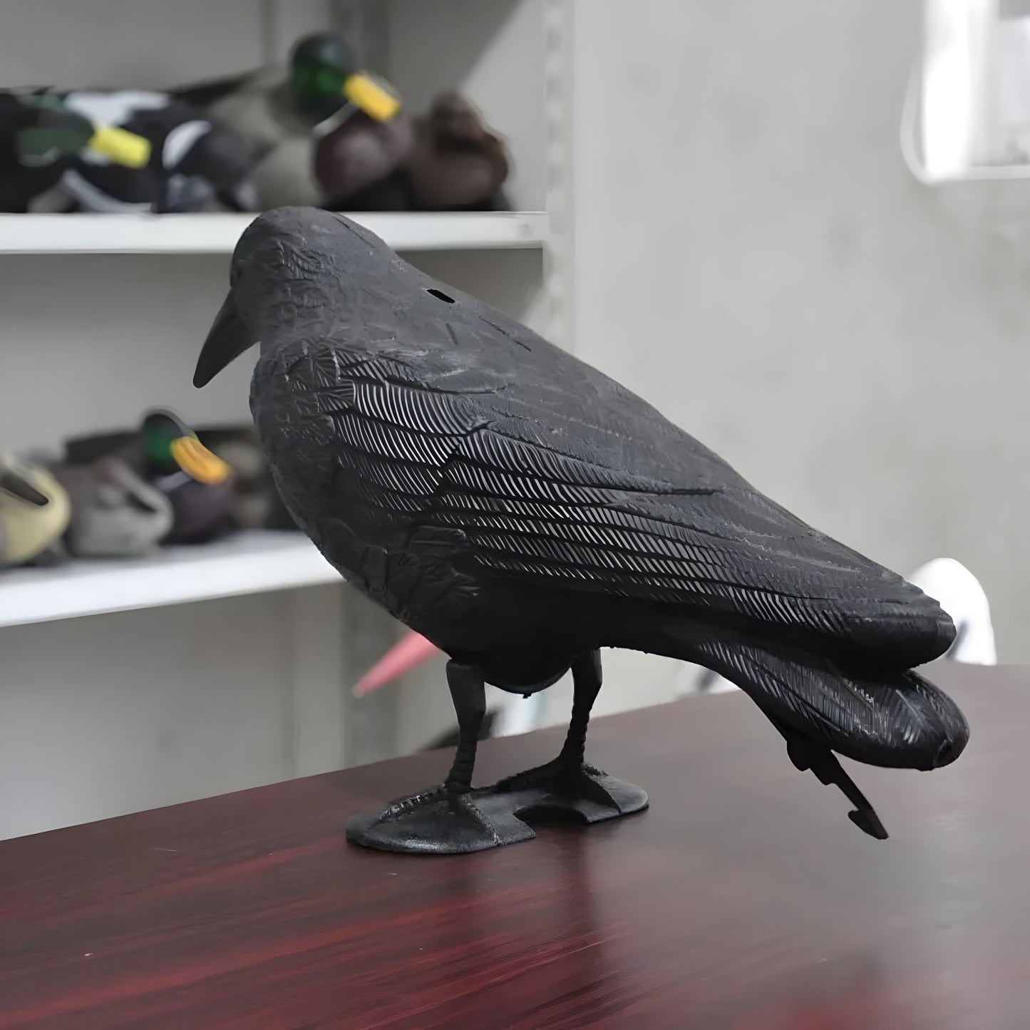 CrowHawk Decoration - Dekorativ svart kråka skadedjursavskräckning