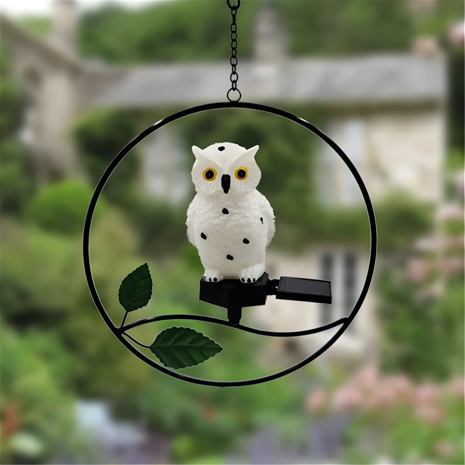 LumiOwl Light - Solcellsdriven Hängande Uggleljus