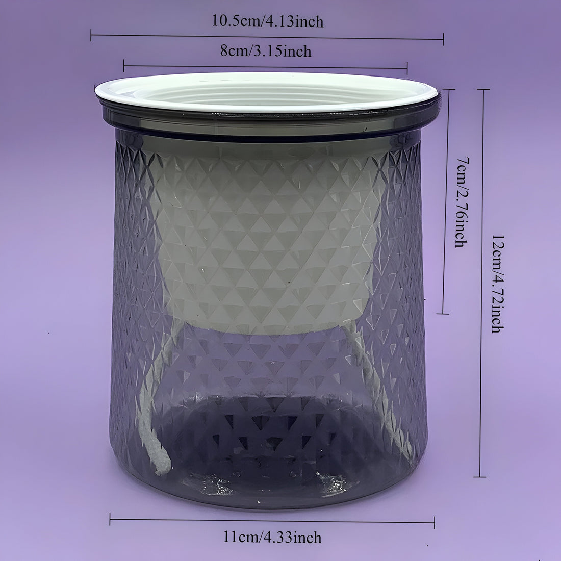 HyggeSprout Kruka – Hydroponisk Kristall-Glas-Blomkruka