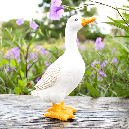 PuddlePals Skulptur – Lantstil Anka &amp; Gås Figur