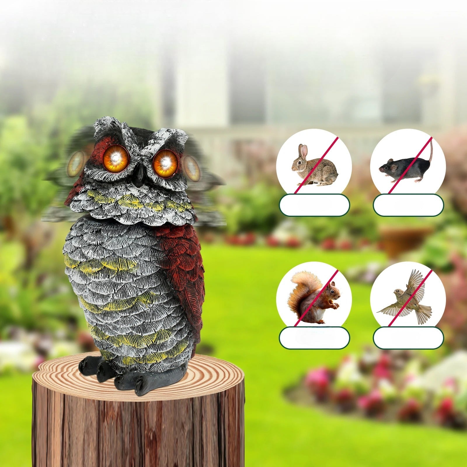 NightGlare Staty - Solkraftad ugglestaty