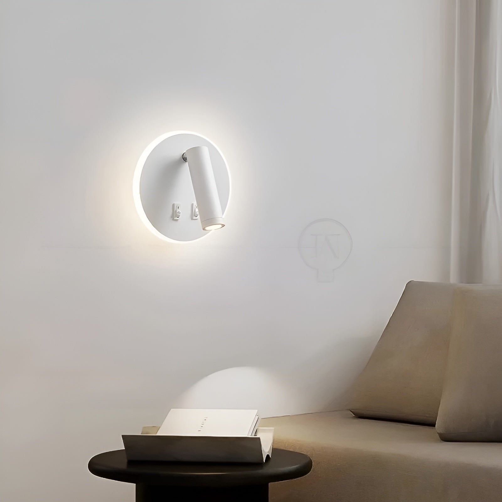 OrbiBeam Ljus – Justerbar 350-Graders Rotation Vägglampa