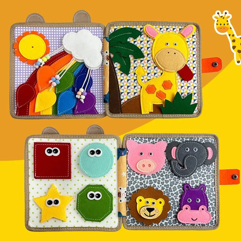 Montessori Sensorisk Giraff Berättelse Bok