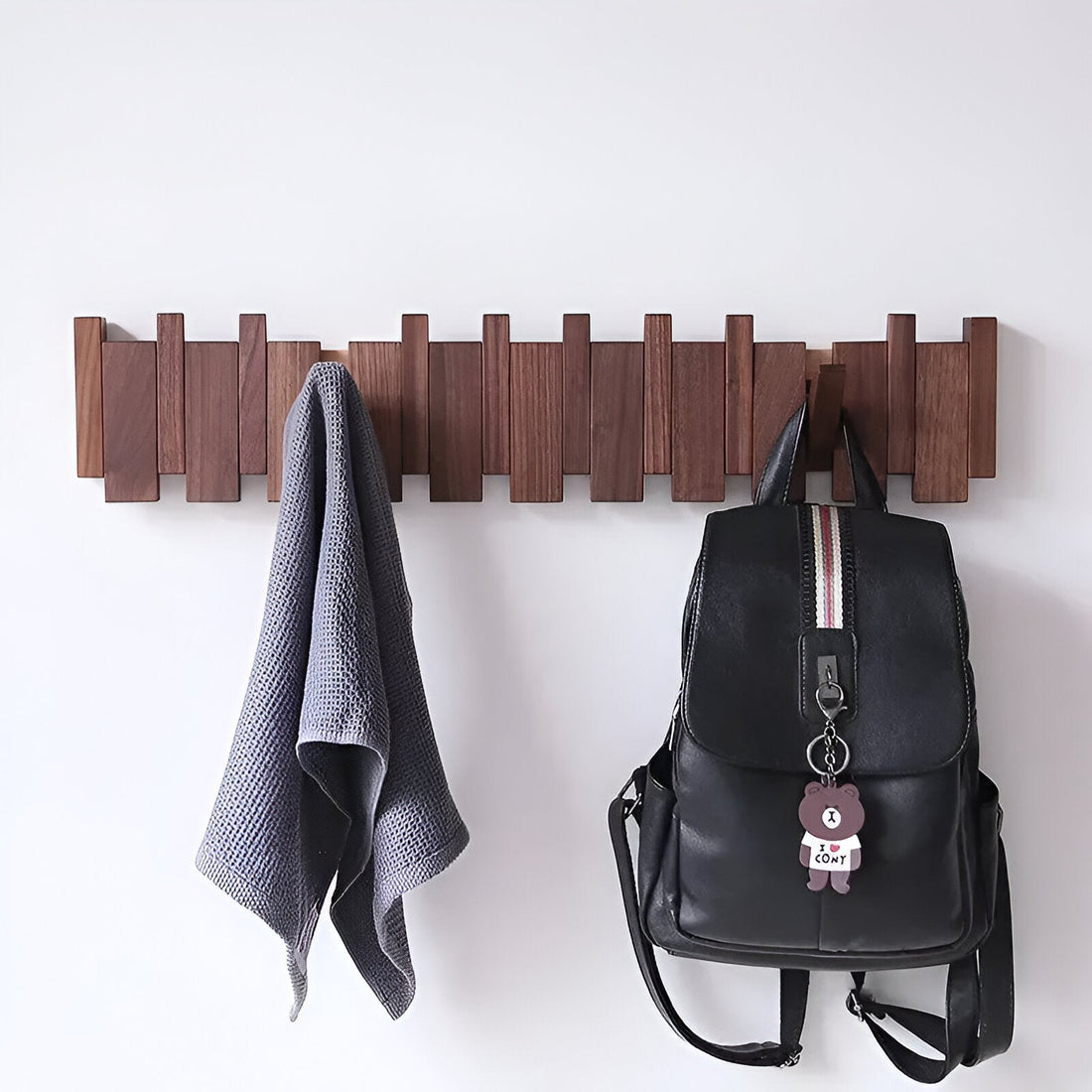 Trädhängare i tangentbord-stil – Kreativ design | Ideal för hall eller dörr