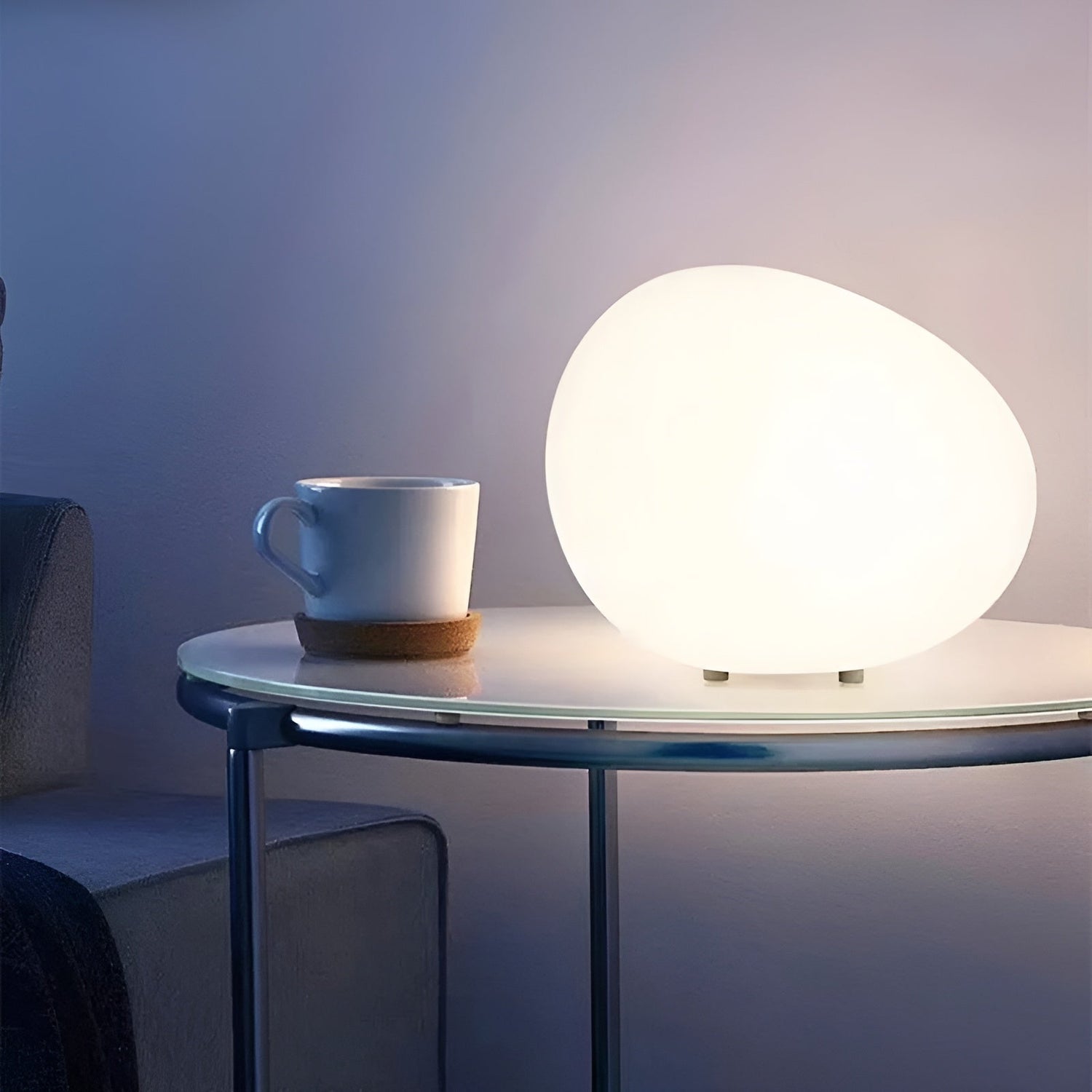 GlowAura Lampa - Samtida Dekorativ Nattljus