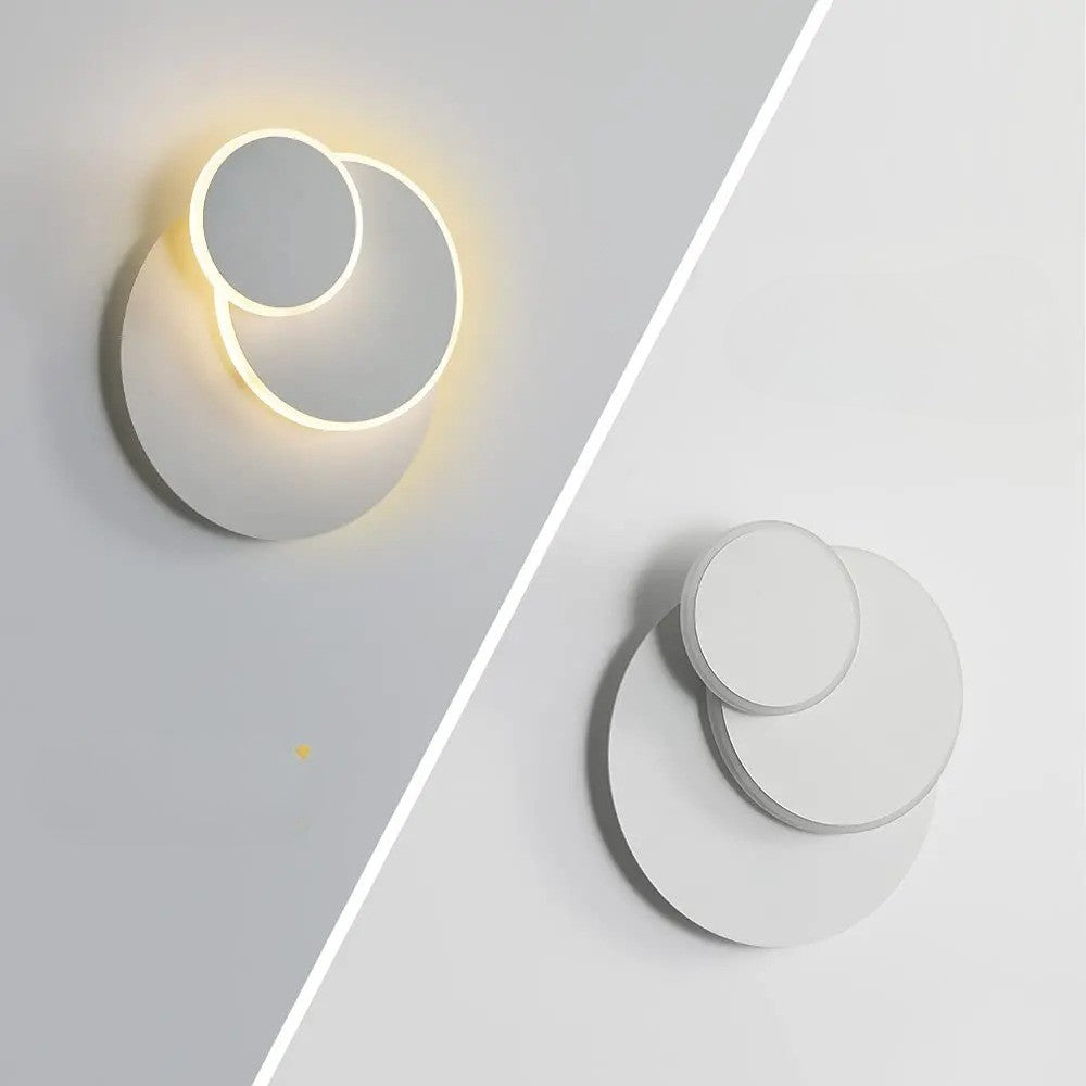 LED-vägglampa i modern design – 3-i-1 dekorationslampa &amp; vridbar | Inredningsbelysning
