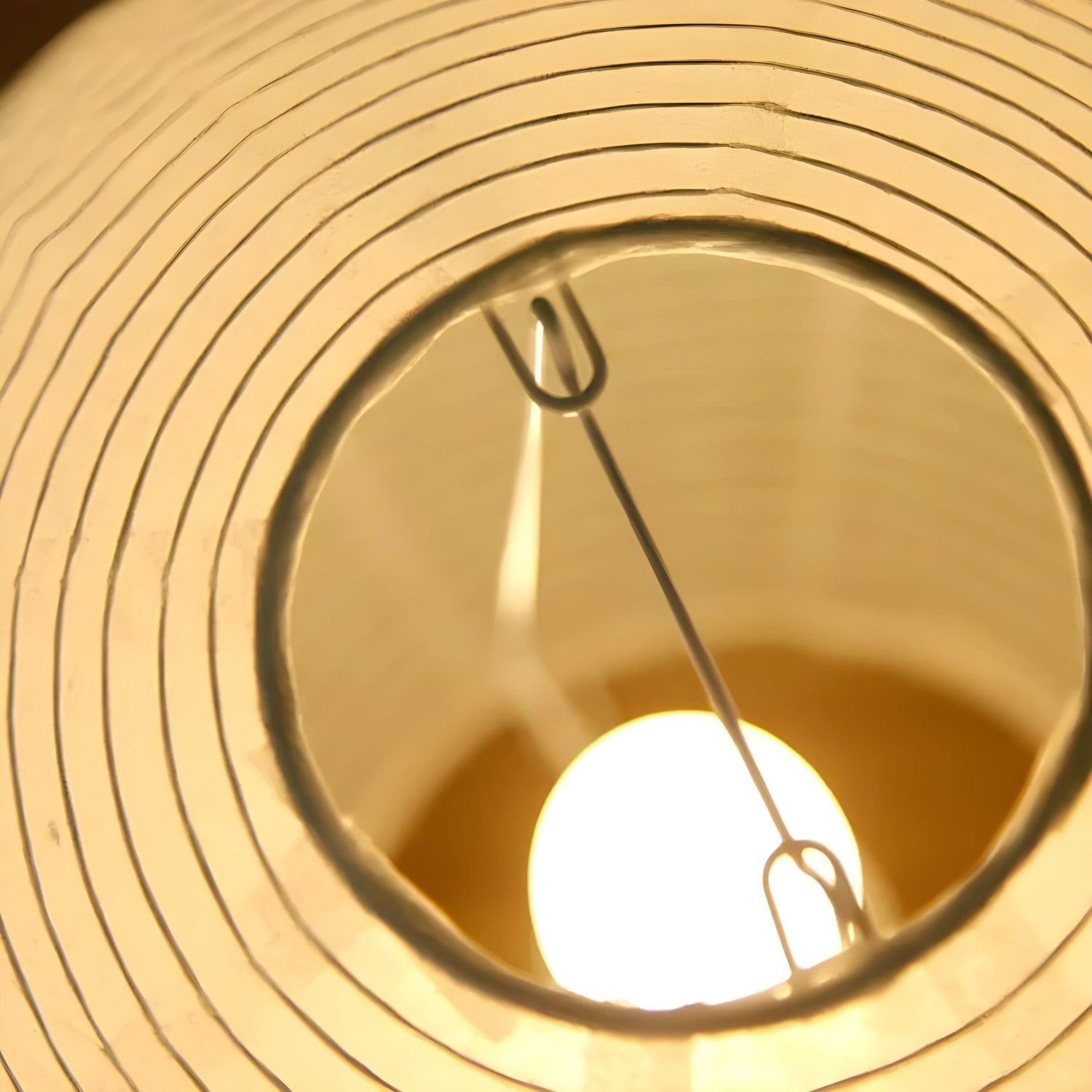 PaperGlow Lampa - Modern Wabi-Sabi Japansk Golv- Bordslampa