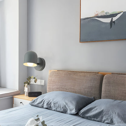 Enkel vägglampa i järn – Modern och enkel | Perfekt för sovrum och hall